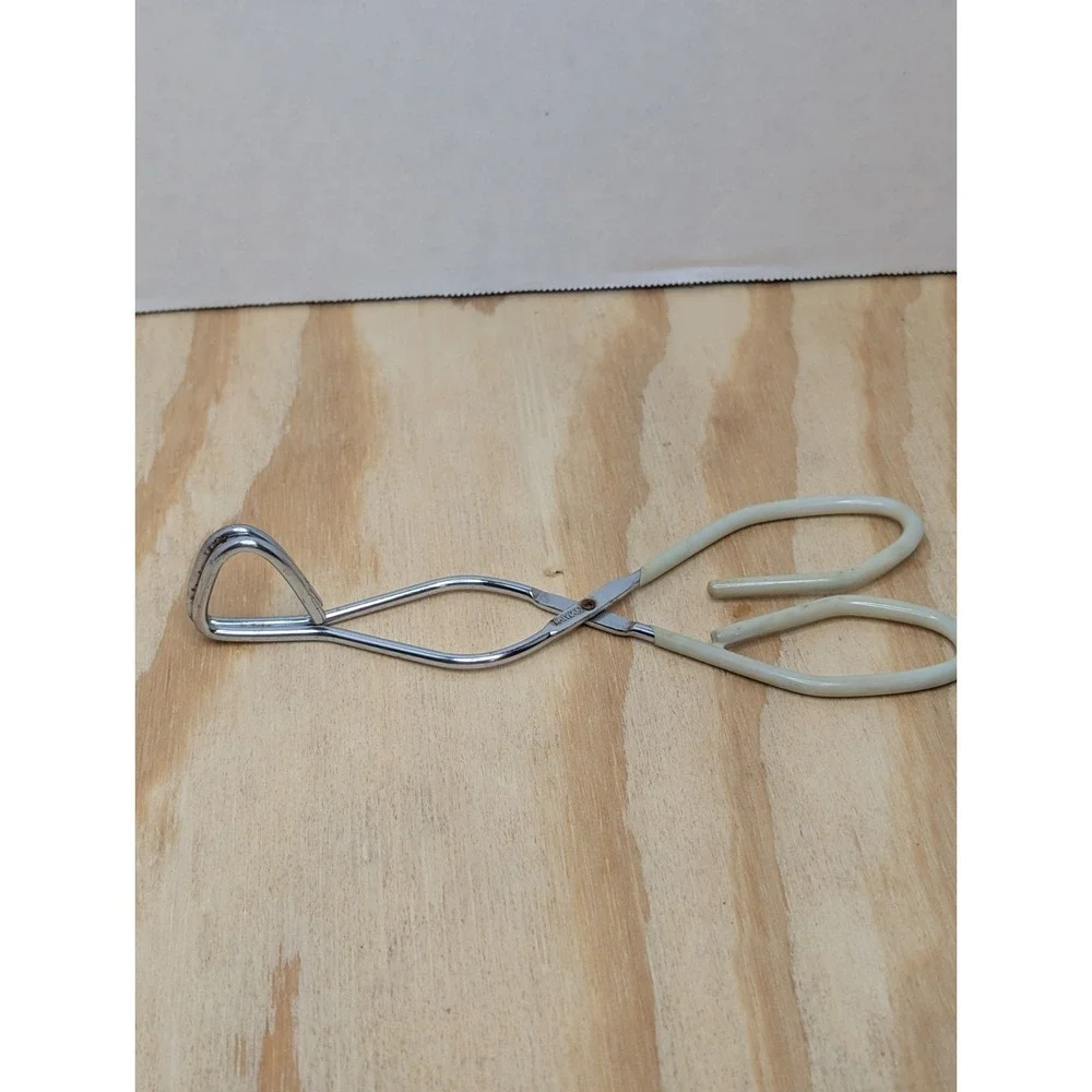 Vintage Jar Lifter Tongs‎ Taiwan Rubber Grip Canning Kitchen Tool Metal